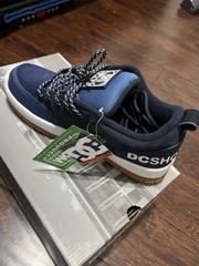 DC Shoes Clocker 2 Cafe Skateboarding Shoes Navy/Black Blue US 9.5 D