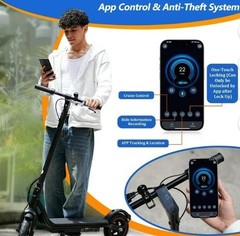 Folding Electric scooter with turn lights E-scooter 19mph max speed 20 miles