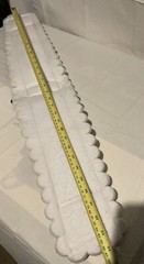 SIMCO Cinch 35″ Smooth WHITE Straight Saddle Girth