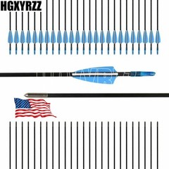 Outdoor 31″ Fiberglass Arrows 24PCS Archery Target Arrows Practice Shooting