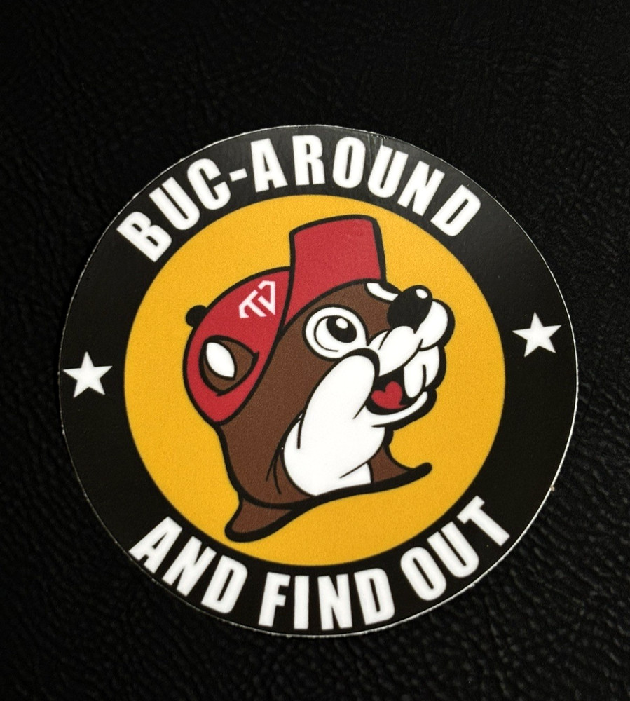 Tactical Buc-ee’s Sticker – Waterproof Vinyl Beaver Sticker – Bucee’s Sticker