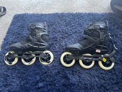 Powerslide Phuzion Argon Syncro 110 Skates Black Mens 11.0 (45)