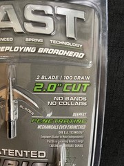 Beast Broadheads Titanium 2 Blade 100gr 2.0″ 3 Pack BRAND NEW