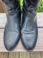 Effingham Boot 1000M Womens Size 9 E Black Pull On 18 Inches Bond Boot Company