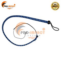 Real Leather Heavy Duty 04 Feet 12 Plaits Braided Whip Handmade Snake Bullwhip
