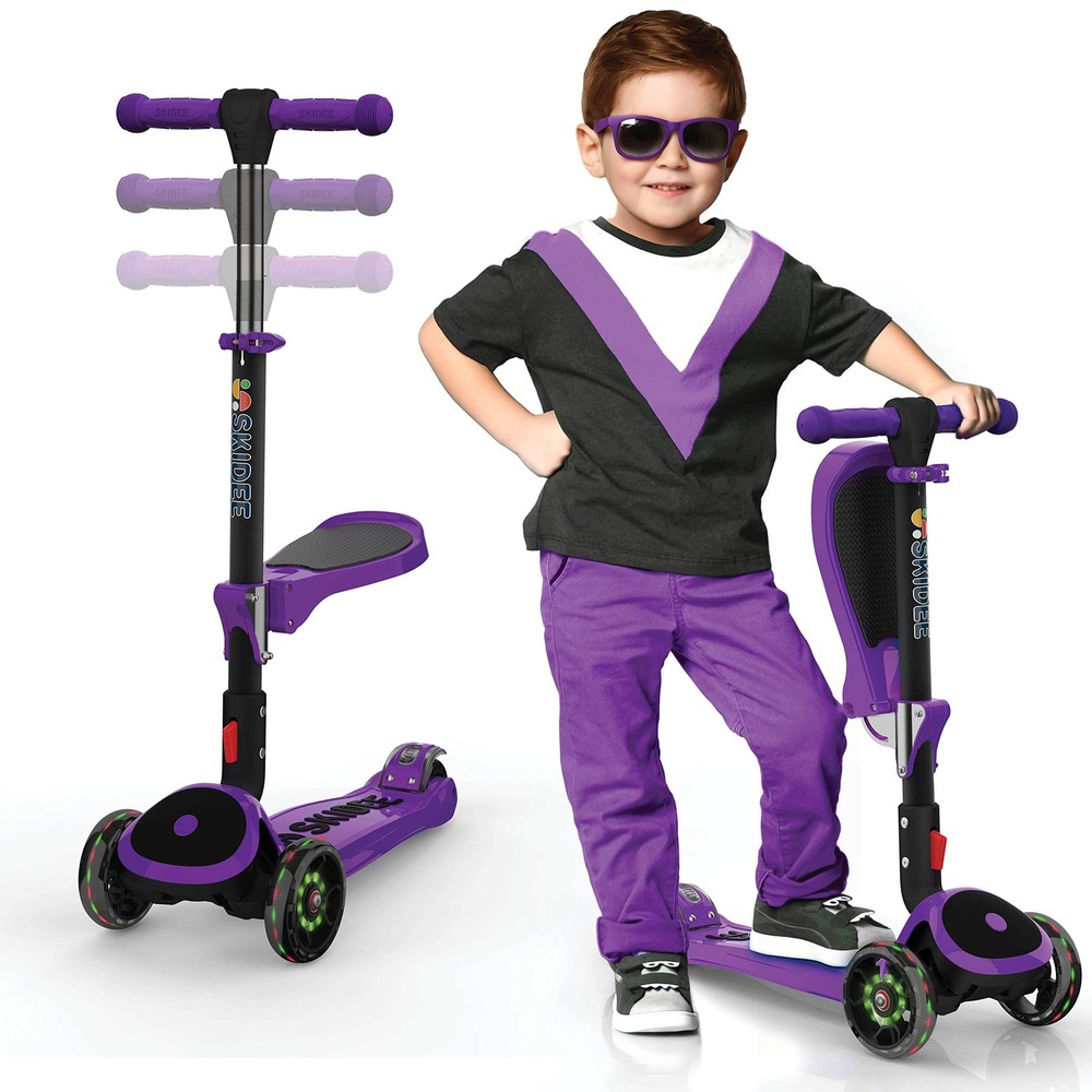 Kick Scooters for Kids Ages 3-5 (Suitable for 2-12 Year Old) Adjustable Height F