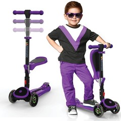 Kick Scooters for Kids Ages 3-5 (Suitable for 2-12 Year Old) Adjustable Height F