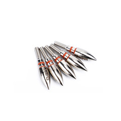 12Pcs Archery Field Points 100 Grain Target Hunting Practice Arrow Tip 5/16 inch