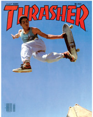 3 VTG 1990s Thrasher Skateboard Magazine sticker 5.5″ THRASHER magazine