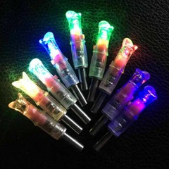 6/12Pcs 7.62mm Crossbow Arrow Lighted Nocks Fits Bolts Size 297-302 I.D Crossbow