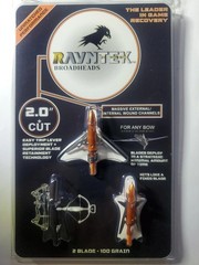 Mechanical Broadhead.100G.Raven.  RAVNTEK 2.0″+GIVE REVEIW. SHARPEST YOU’LL FIND
