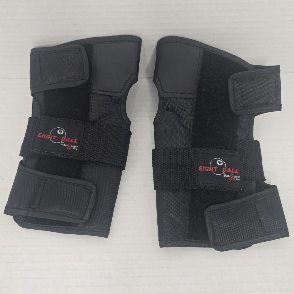 Eight Ball Wrist Guards Set 2-Pack Medium Size 14+ Black New