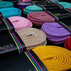 Bont Skates Waxed Laces – 6mm & 8mm 6mm Wide / 96 inch / 245cm