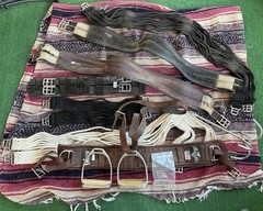 Equestrian Girth & Tack Lot 7 Pcs Professionals Choice Bucas Ovation Sz 24”-48”
