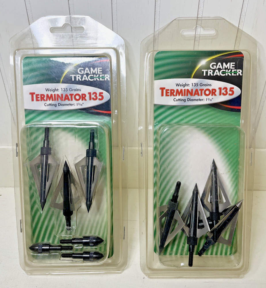 Lot of 2 Game Tracker Terminator 135 Cutting Diameter 1 3/16″
