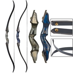 30-50lbs Right Hand 60″ Takedown Recurve Bow Archery for Adult Hunting Shooting