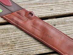 Devoucoux Medium Brown Padded Belly Guard Stud Jump Girth -Size Choice: 50″, 52″