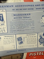 MARKSMAN .177 BB , Pelllet or Dart Repeater Air pistol with manual