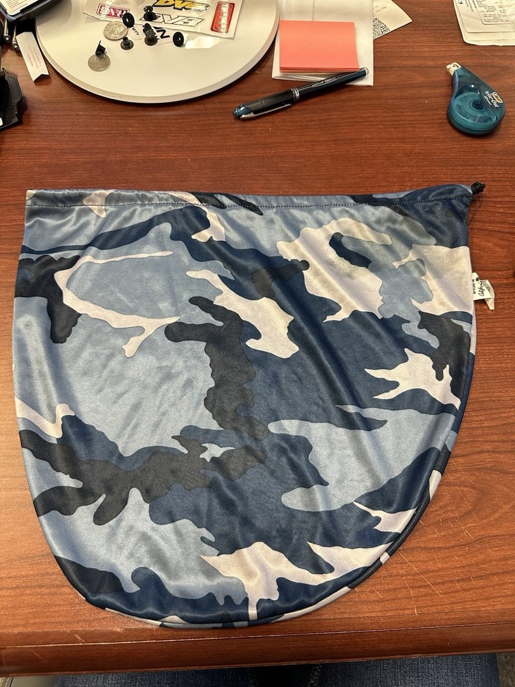 Vintage JT Paintball Urban Camo Blue Black And White Paintball Mask Bag