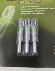 Rage Nockturnal GT High Visibility LED Lighted Arrow Nocks 3pk Green NT-105