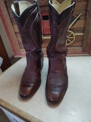 Dan Post Vintage Cowboy Boots Mens 7 1/2 Mens ,Spain, 3x Beaver