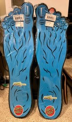 MINT NOS 2010 Santa Cruz Screaming Foot Matching Set left & right