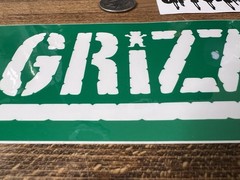Grizzly Griptape Green / White Bar Sticker Torey Pudwill Skateboarding Supreme