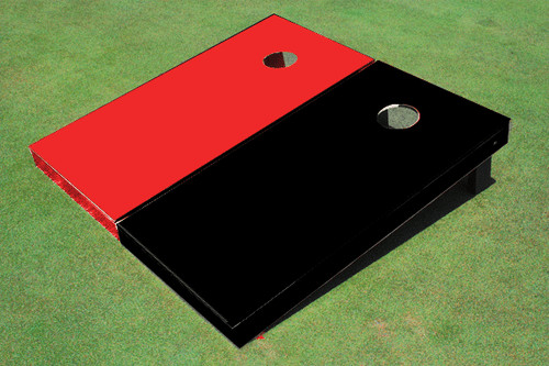 Red And Black Alternating Solid