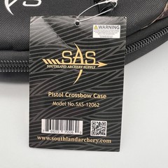 SAS Pistol Crossbow Bag w/ Shoulder Strap Arrow Holder Camo Black Prophecy Cobra