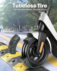 10×2.30-6.5 Tire Vacuum Tubeless Tire, Fit for NIU KQi2 Pro Electric Scooter,…