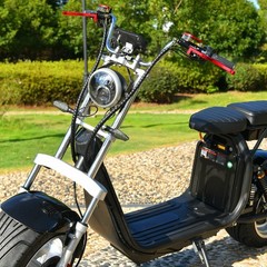 4000W Motor Max Speed 40MPH Max Load 550 IBS Fat Tire Electric Scooter Black