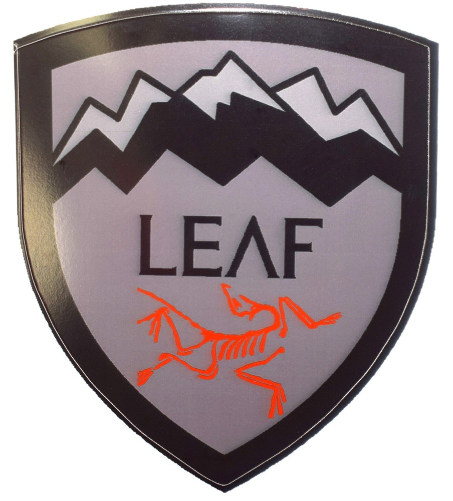 ARCTERYX LEAF Decal Sticker – Water-Resistant * 3 7/8 in. x 2 7/8 in.