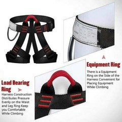 Adjustable Thickness Climbing Harness Half Body Harnesses Waist Safety Belts