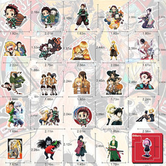 Anime Stickers Mixed Pack,300Pcs Mixed with Classic Anime Theme Sticker Pack,Vin