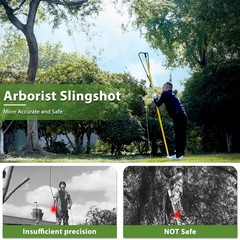 TGrasol Slingshot Arborist Throwline Rope Launcher, High-Accuracy & Effort-Sa…