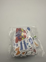 Lot of 50 Cartoon Character Stickers – Kids Phone Case Laptop Water Bottle