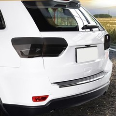 Smoked Black Tail Light Lamp Cover Guard Trim Decoration Exterior Accessories