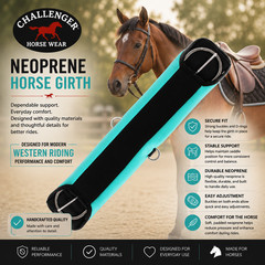 Horse Girth Soft Padded Neoprene Turquoise Western Riding Saddle Cinch 9719