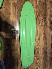 Haitral Green Plastic Complete Penny-Style Skateboard Kit Trucks Wheels Hardware