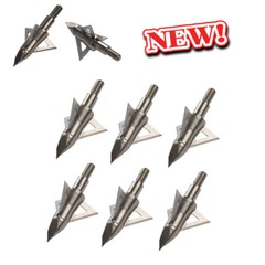 12x Archery Broadheads 100/125 Grain Crossbow Recurve Compound Bow Arrow Tips
