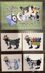 GOAT USA Stickers – Monthly Subscription 4 Pack – September 2025