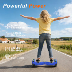 Commugo Hoverboard Electric Bluetooth Speaker LED Self-Balancing Scooter UL 2272