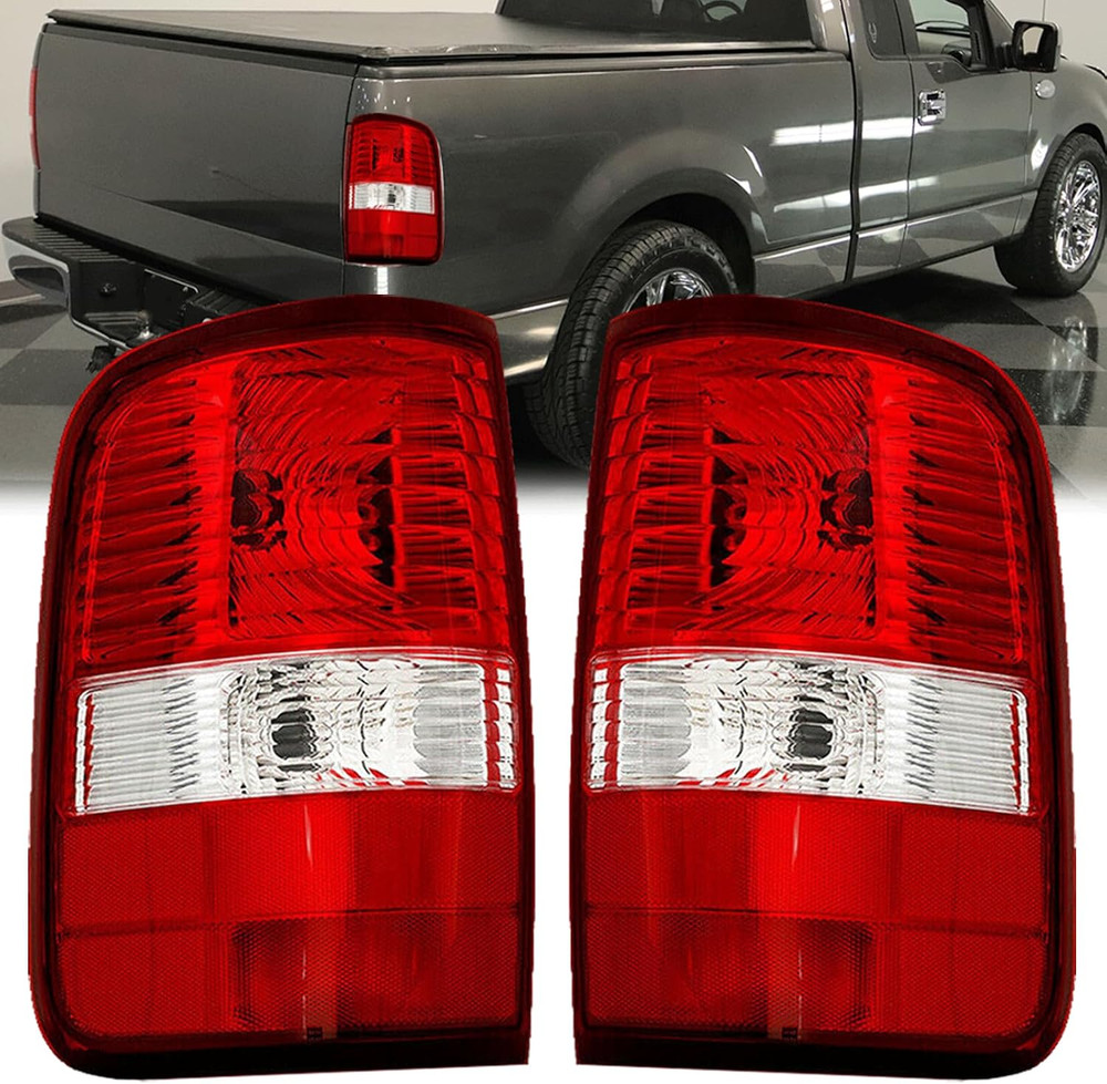 Tail Light Housing Compatible with 2004-2008 Ford F150 F-150 Driver and Passenge