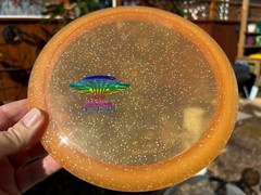 Metal Flake Roadrunner Champion FLAT Rainbow Air Force Disc Golf Innova #2467