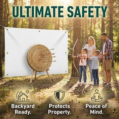 Auxhdk Archery Backstop For Backyard Heavy Duty Arrow Backstop Archery Target