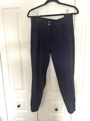 Piper by Smartpak Equestrian Riding Pants Women’s Size 34R Dark Grey – Excellent