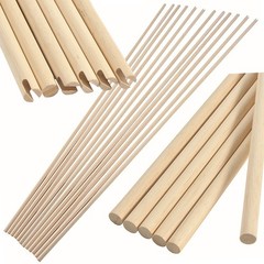 Archery Wooden Arrow Shaft 80cm Self-nock 8mm 8.5/ 9mm Wood Handmade Hunting DIY
