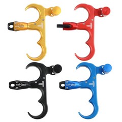 AMEYXGS Archery Bow Release for Compound Bows,Durable Aluminum 360° Black