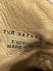 Womens Frye Billy Short Cognac Distressed Rugged Leather Cowboy Boots Sz 7 1/2 B