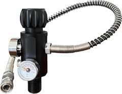 M18×1.5 thread 4500psi No Pressure-Reduce Paintball Fill Stations valve PCP T…